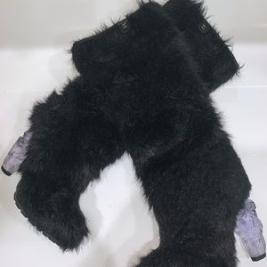 Genuine CHANEL FAUX FUR Boots